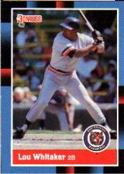 1988 Donruss Baseball Cards    173     Lou Whitaker